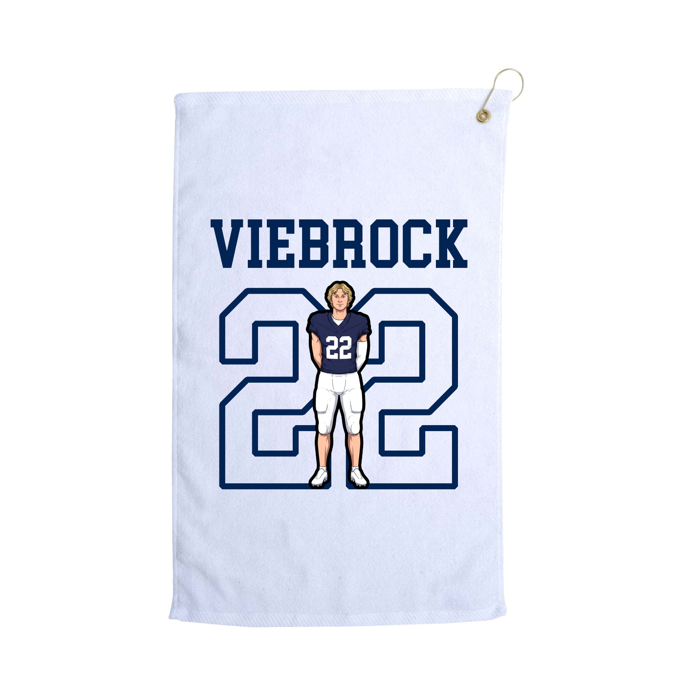 Golf Towel — Shirsey in White