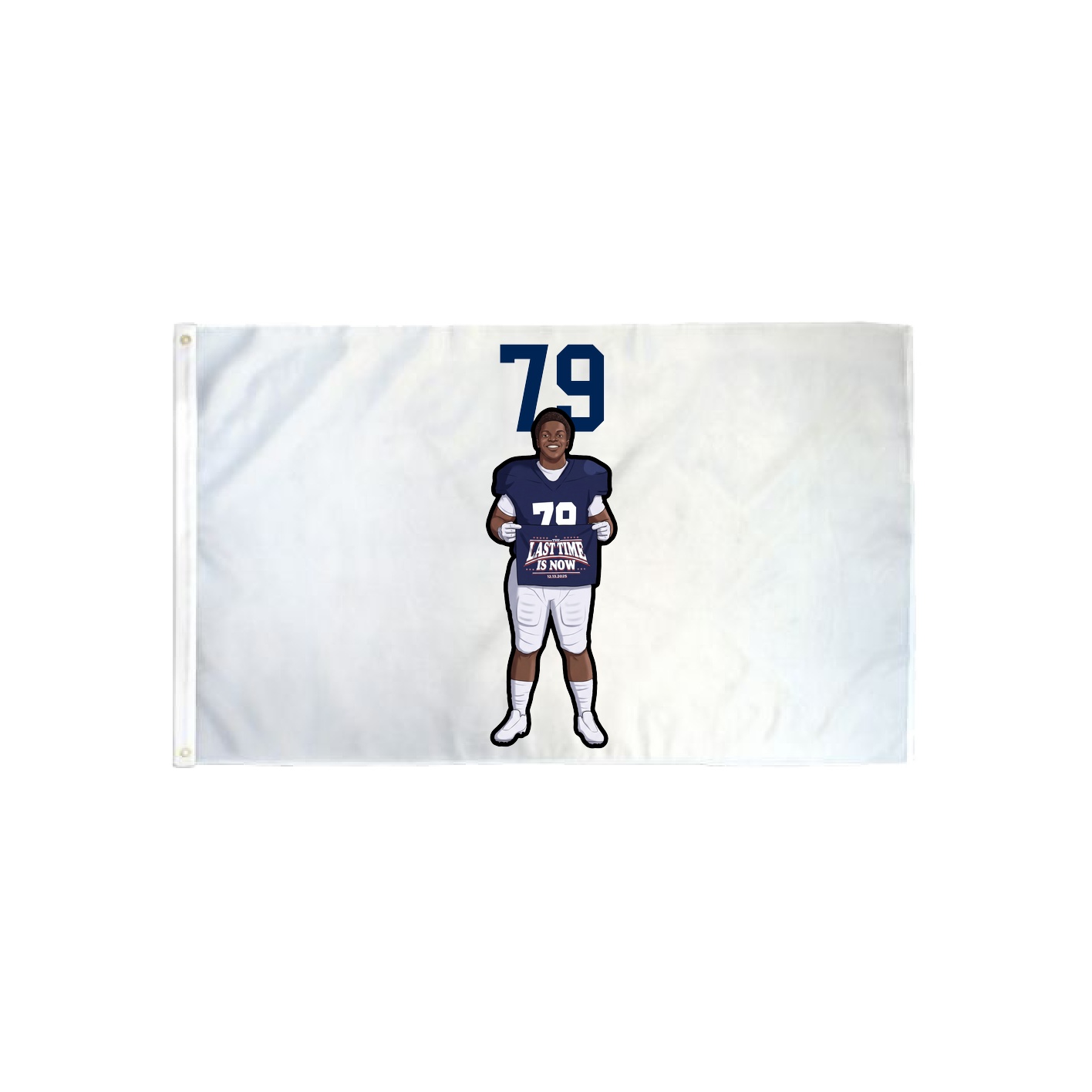 3x5 Flag — Number Top in Classic