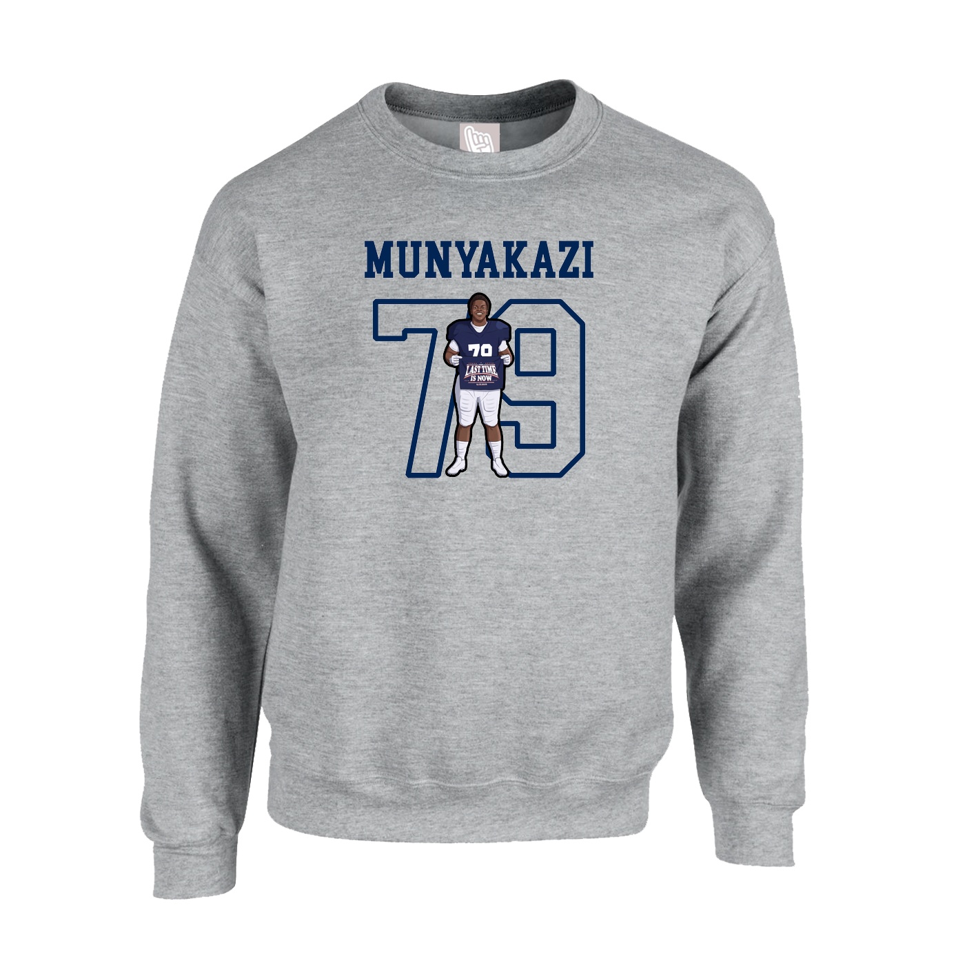 Fleece Crew — Shirsey in Grey