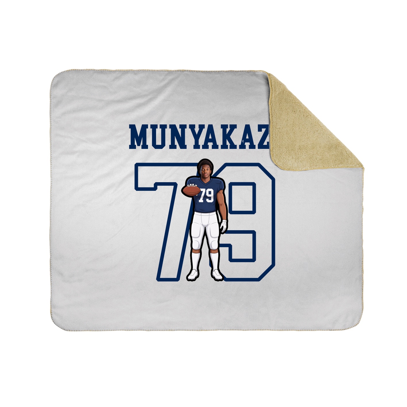 Throw Blanket — Shirsey in White