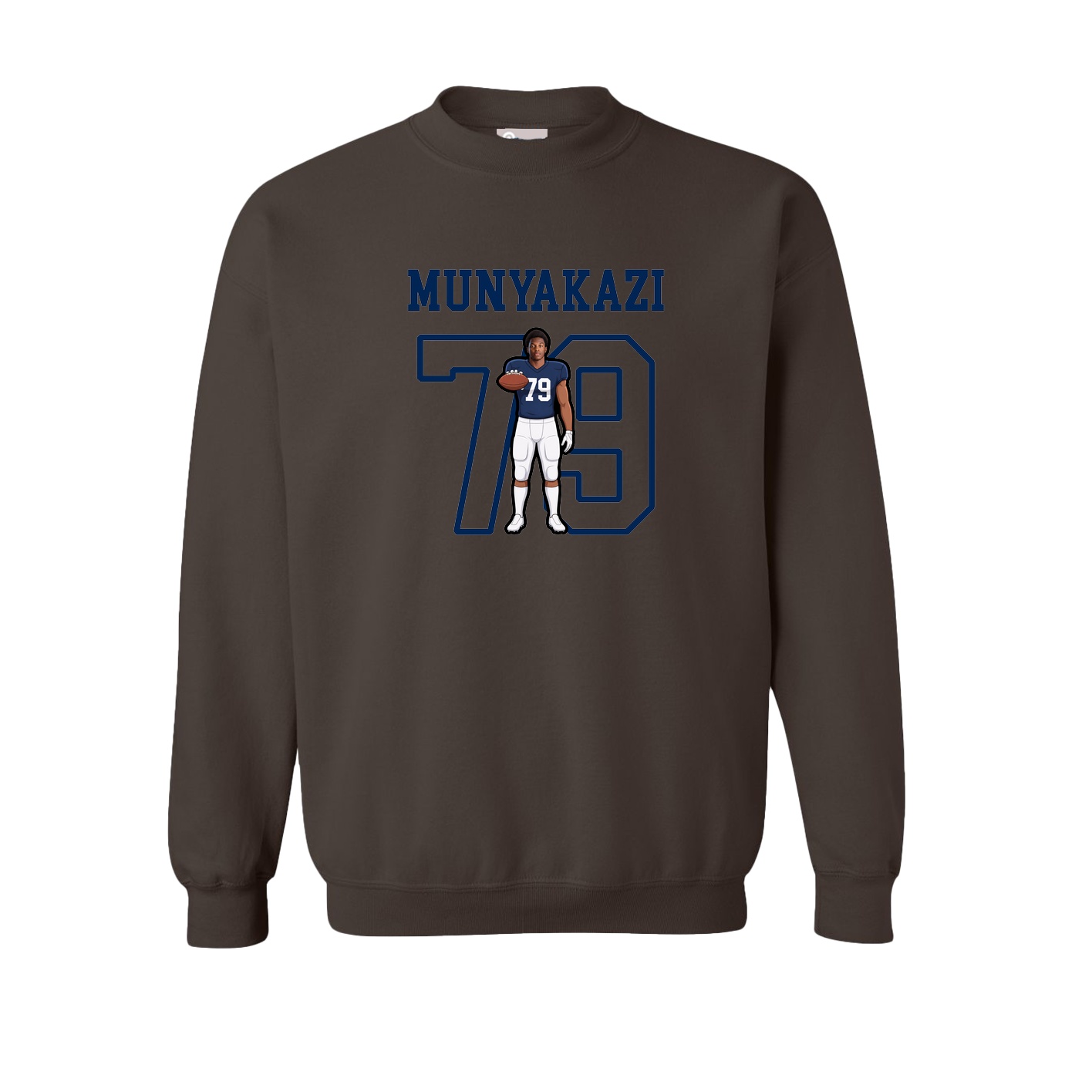 Fleece Crew — Shirsey in Brown