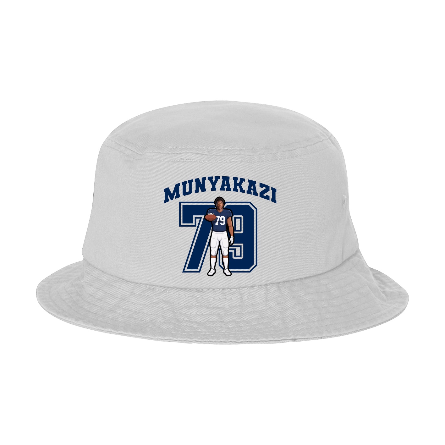 Bucket Cap — Number in White