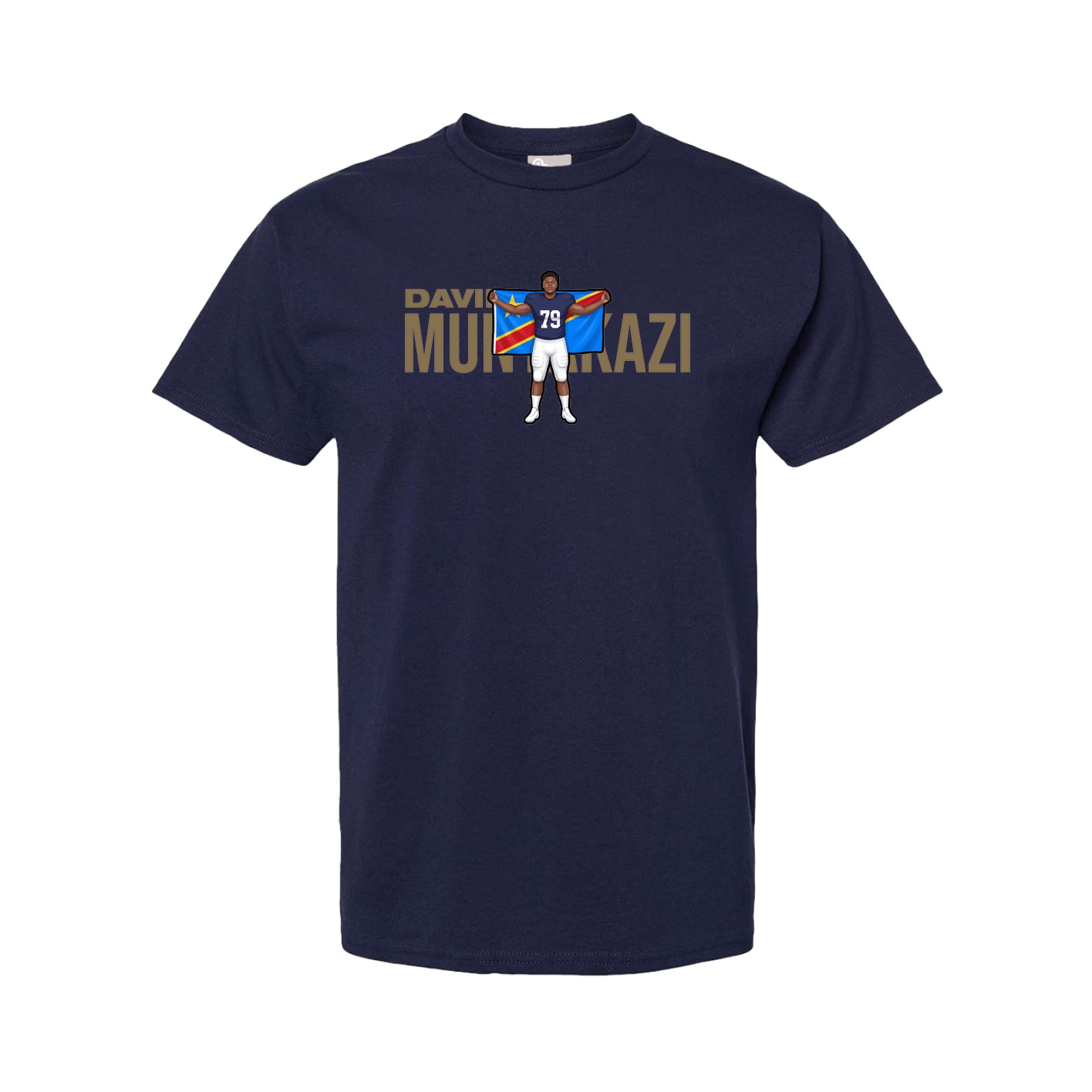 Tee — Player Name in Navy