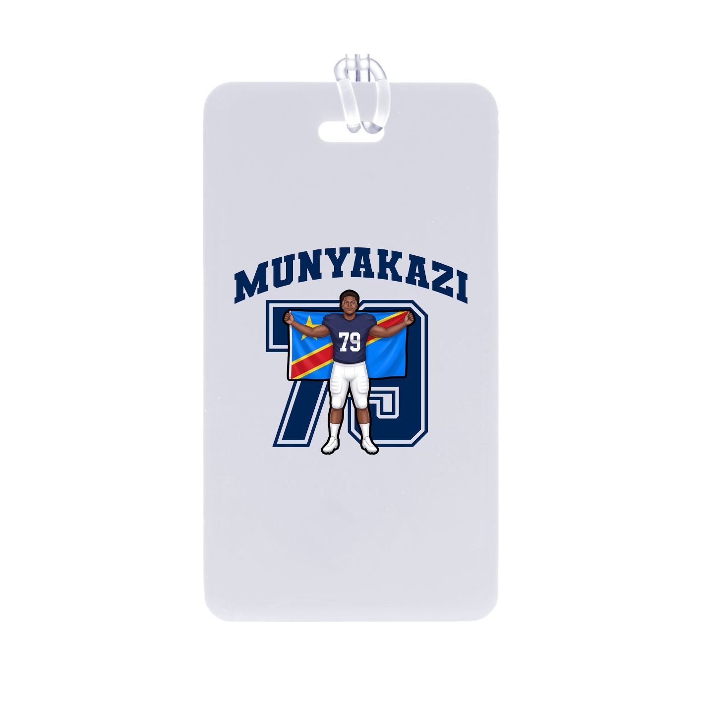 Bag Tag — Number in Classic
