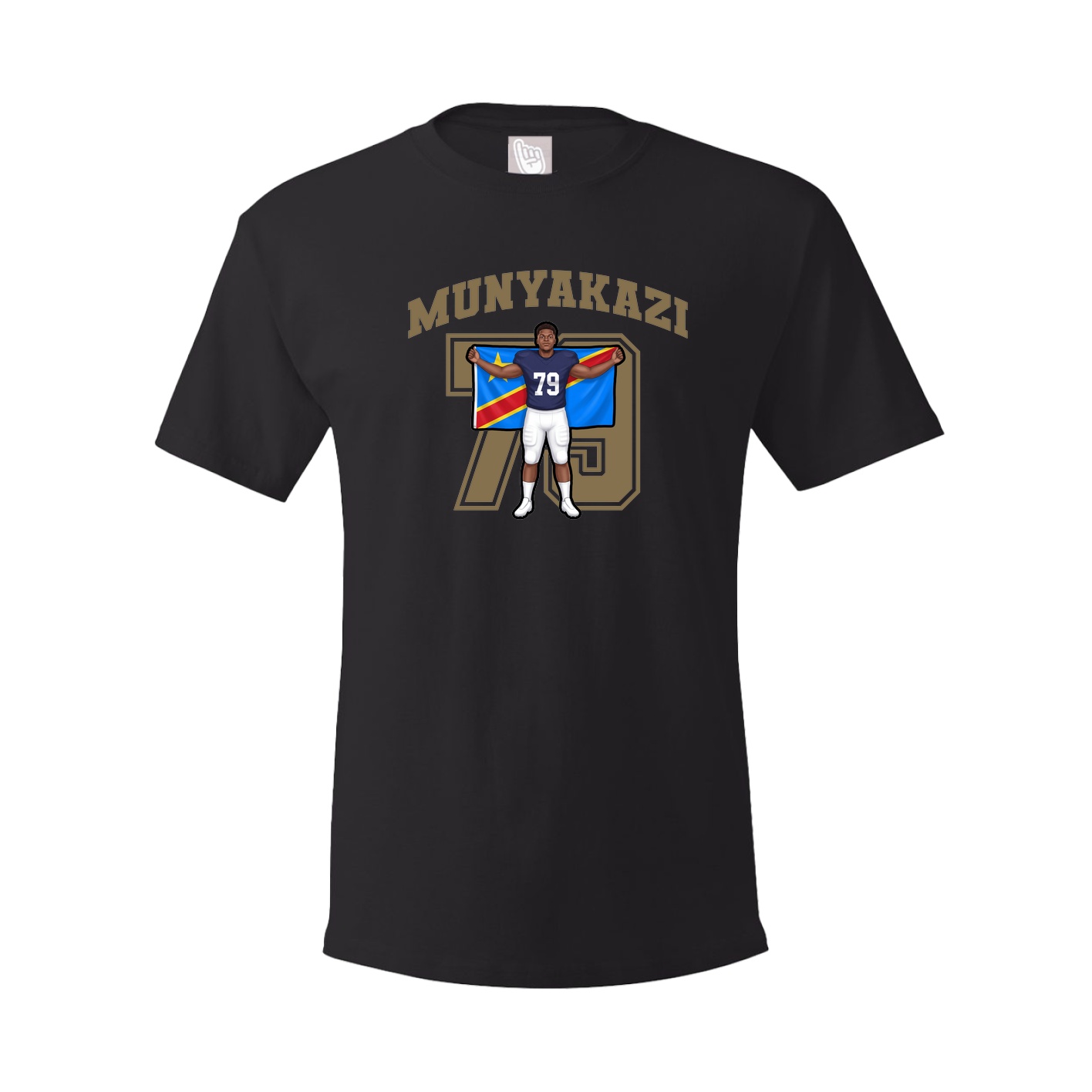 Youth Tee — Number in Black