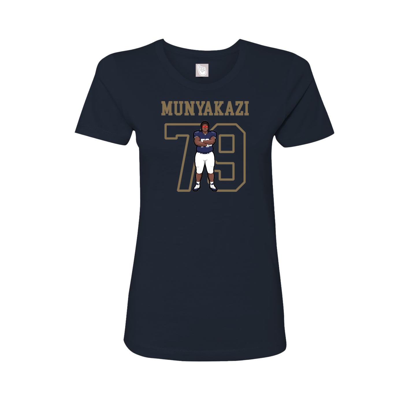 Fitted Women's Tee — Shirsey in Navy
