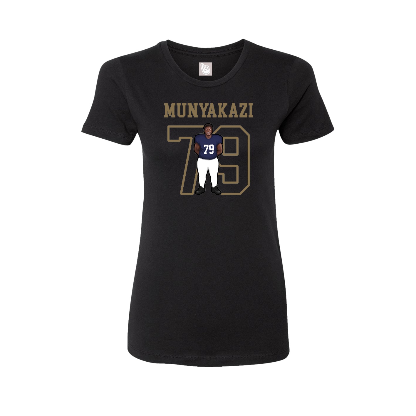 Fitted Women's Tee — Shirsey in Black