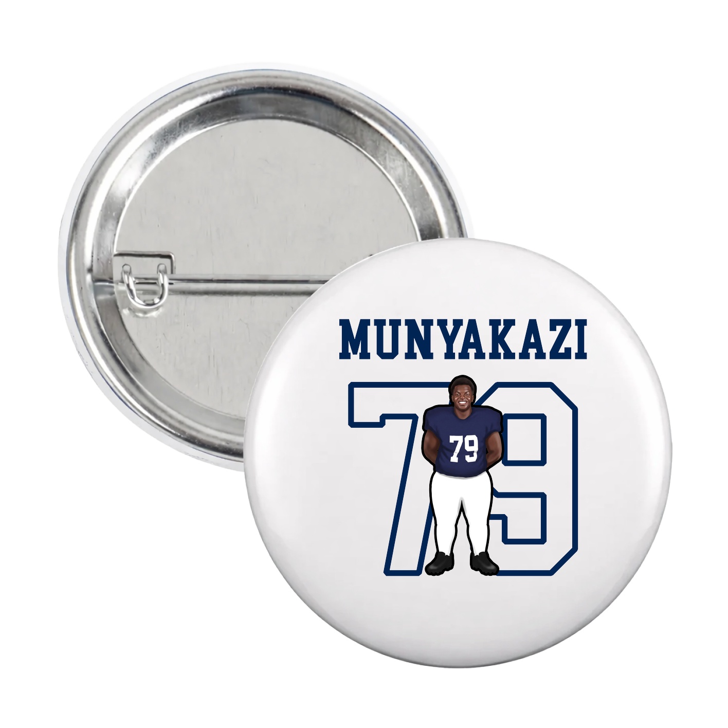 Game Day Button — Shirsey in White