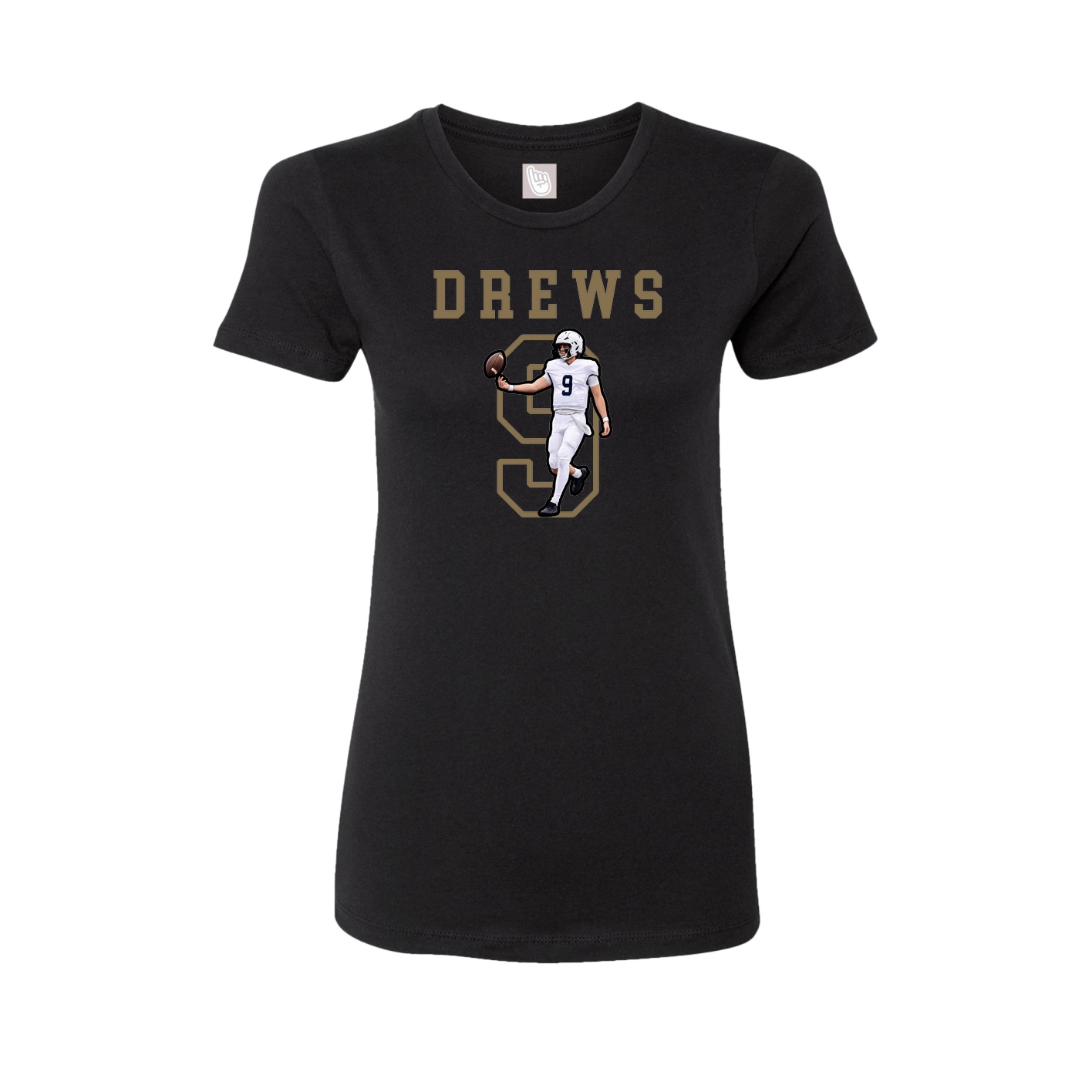 Fitted Women's Tee — Shirsey in Black