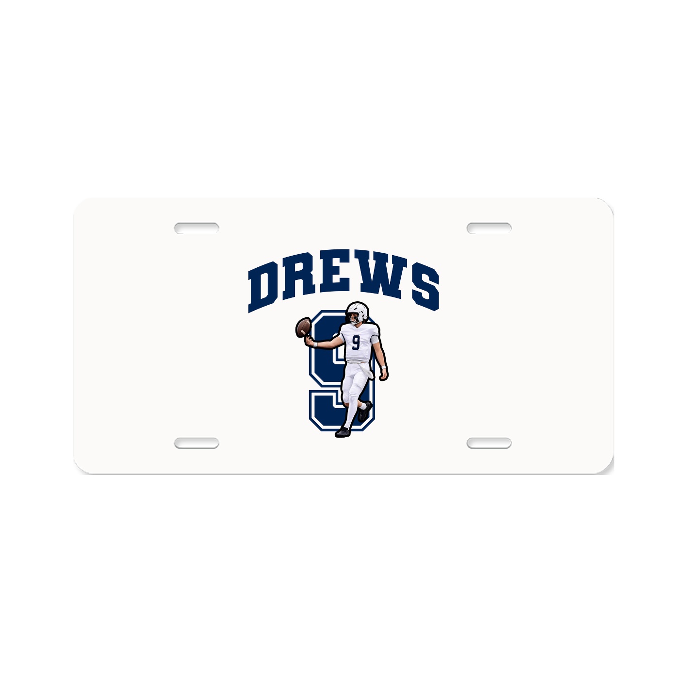 License Plate — Number in Classic