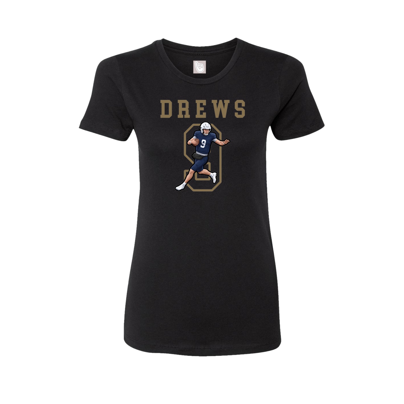 Fitted Women's Tee — Shirsey in Black