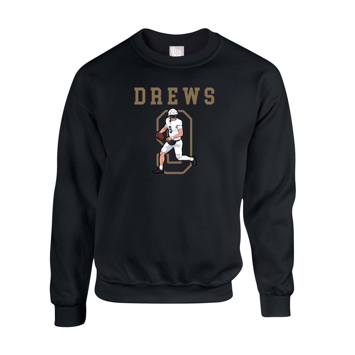 Fleece Crew — Shirsey in Black