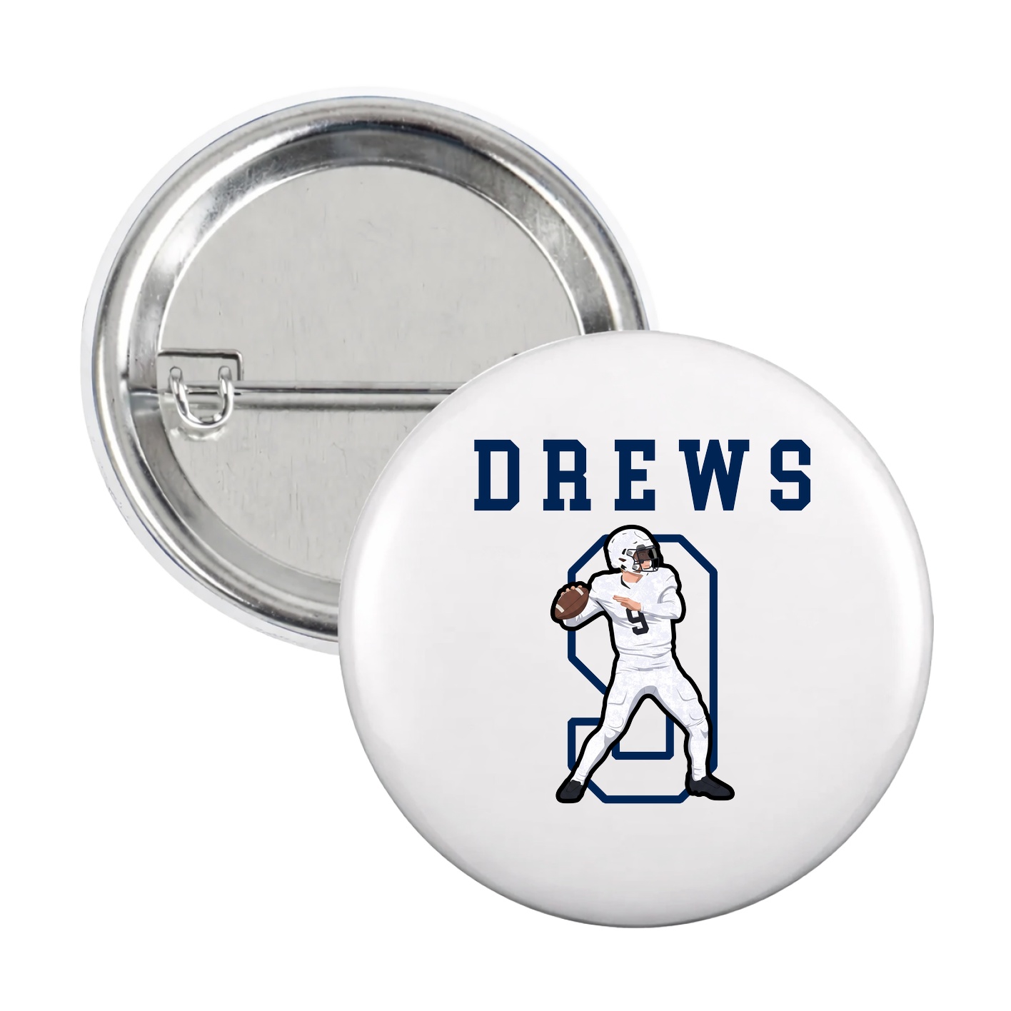 Game Day Button — Shirsey in White