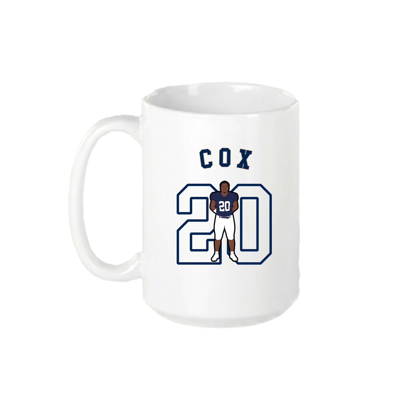15oz Coffee Mug — Shirsey Arch in White