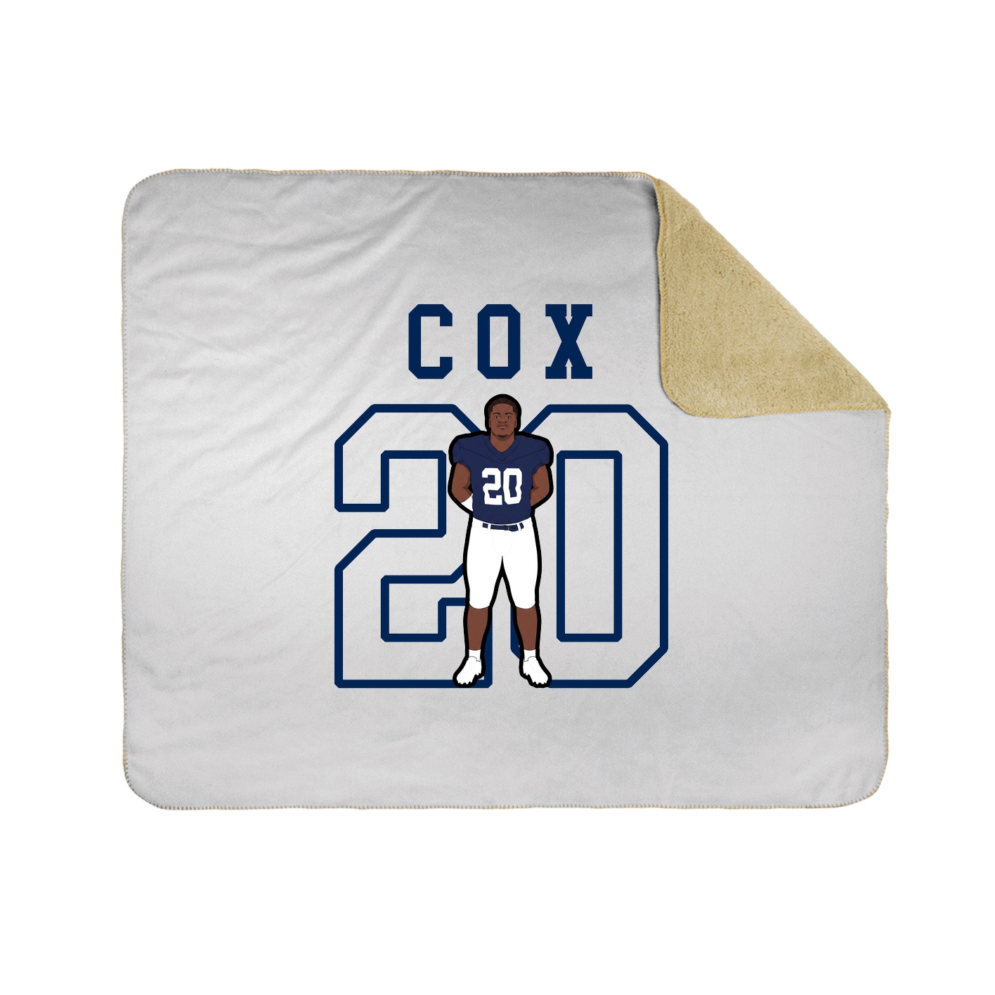 Throw Blanket — Shirsey in White