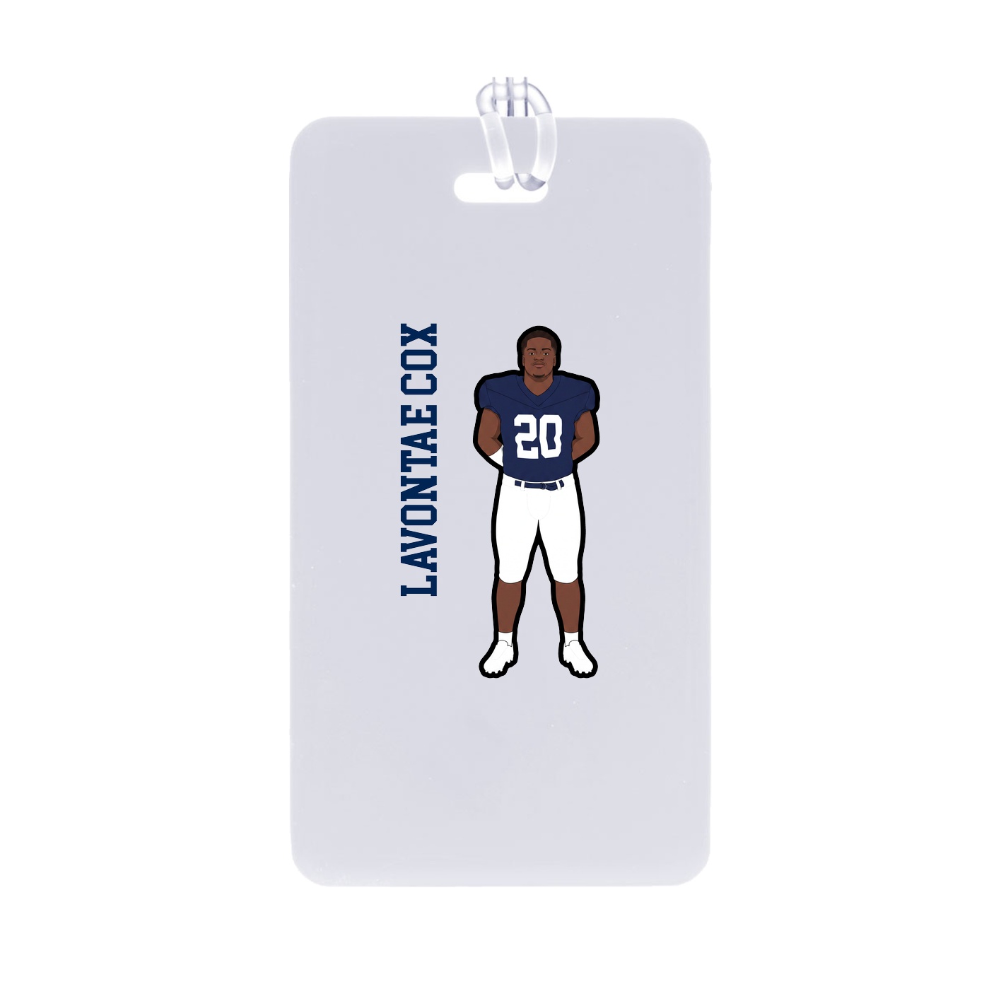 Bag Tag — Name Vertical in Classic