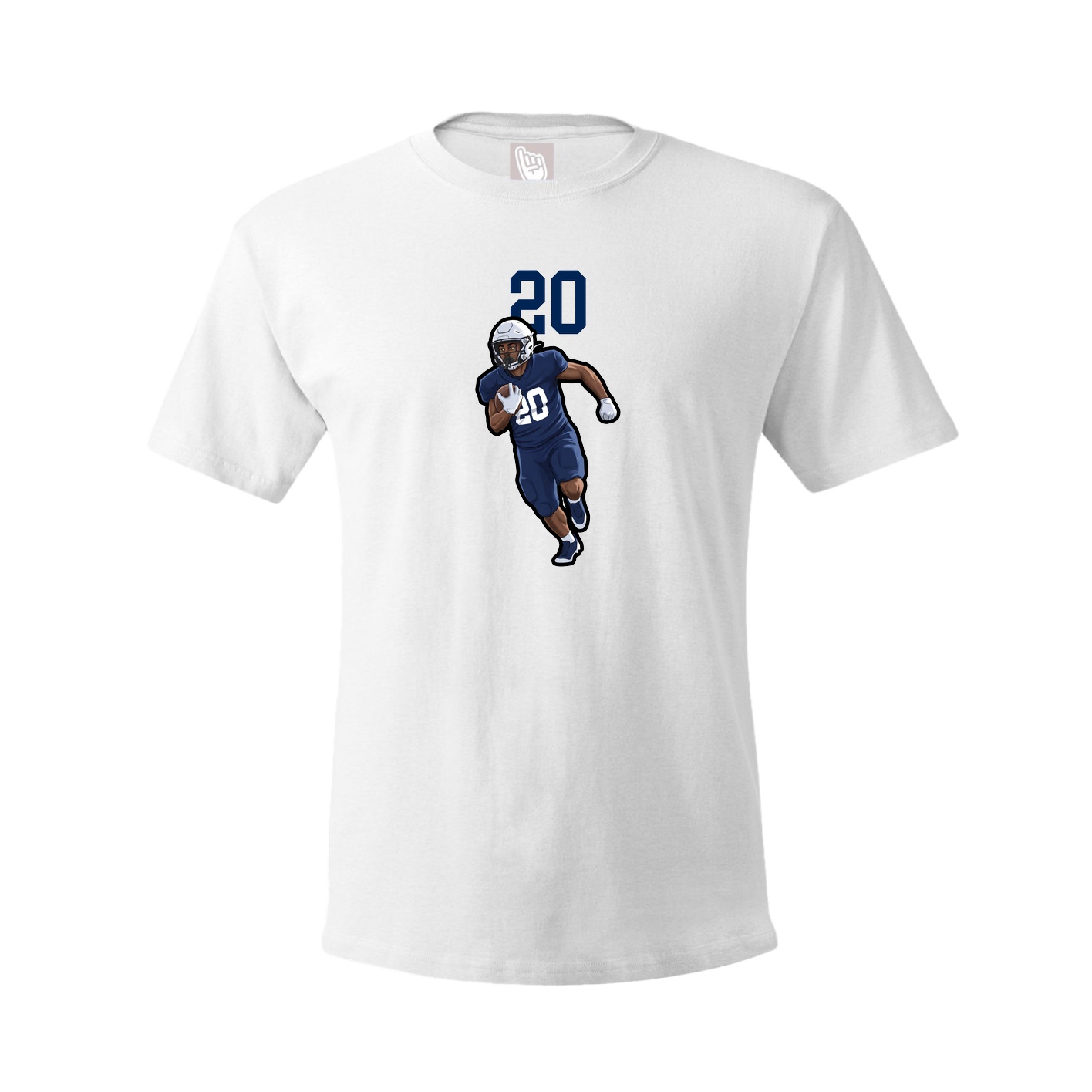 Tee — Number Top in White