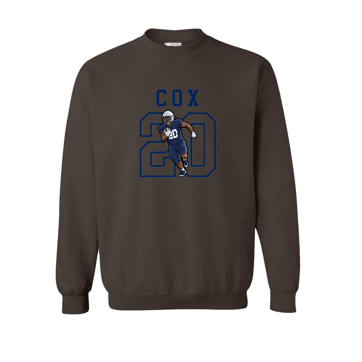 Fleece Crew — Shirsey in Brown