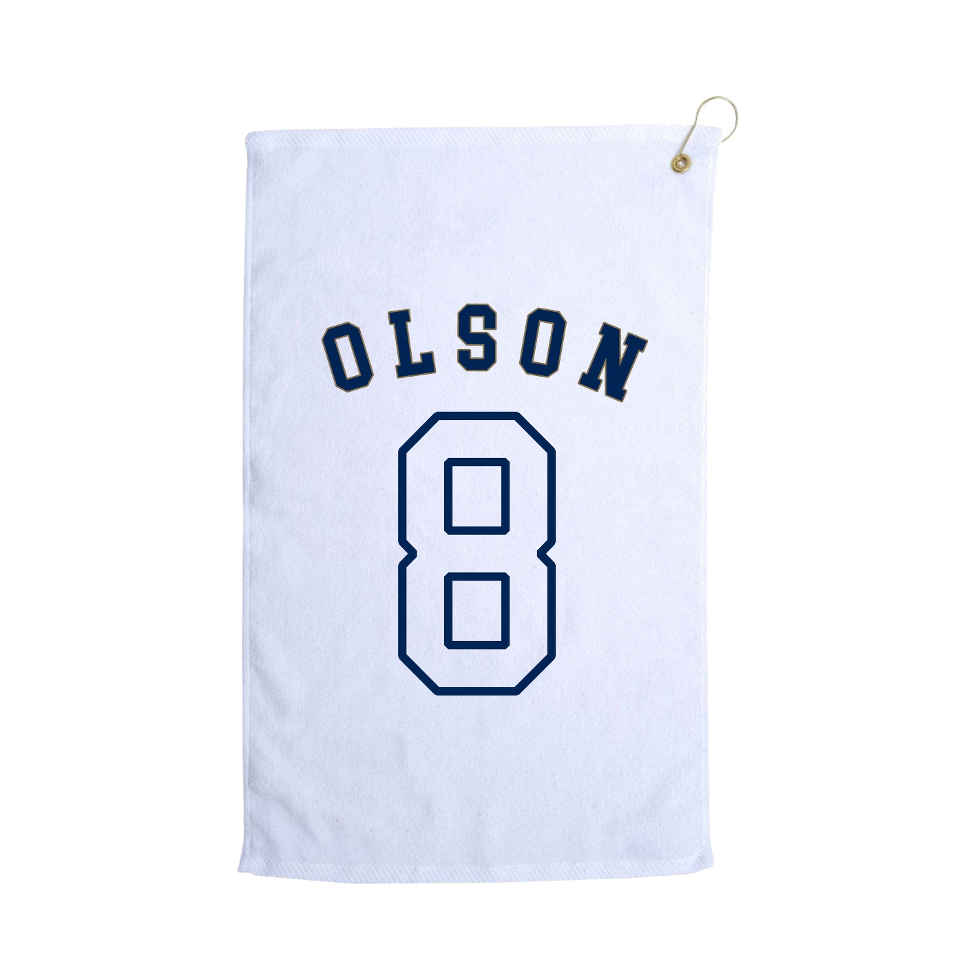 Golf Towel — Shirsey Arch in White
