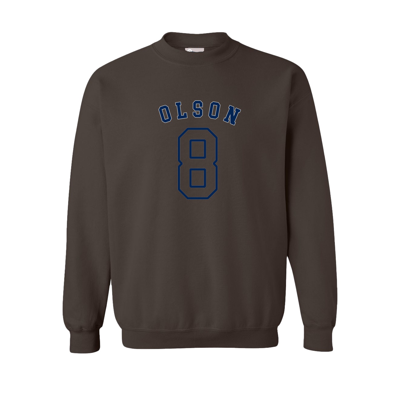 Fleece Crew — Shirsey Arch in Brown