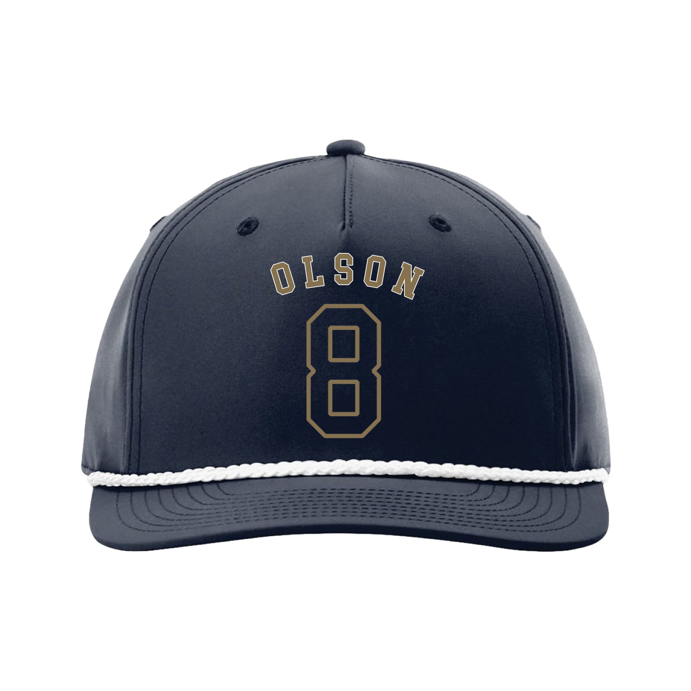 Five-Panel Classic Rope Cap — Shirsey Arch in Navy