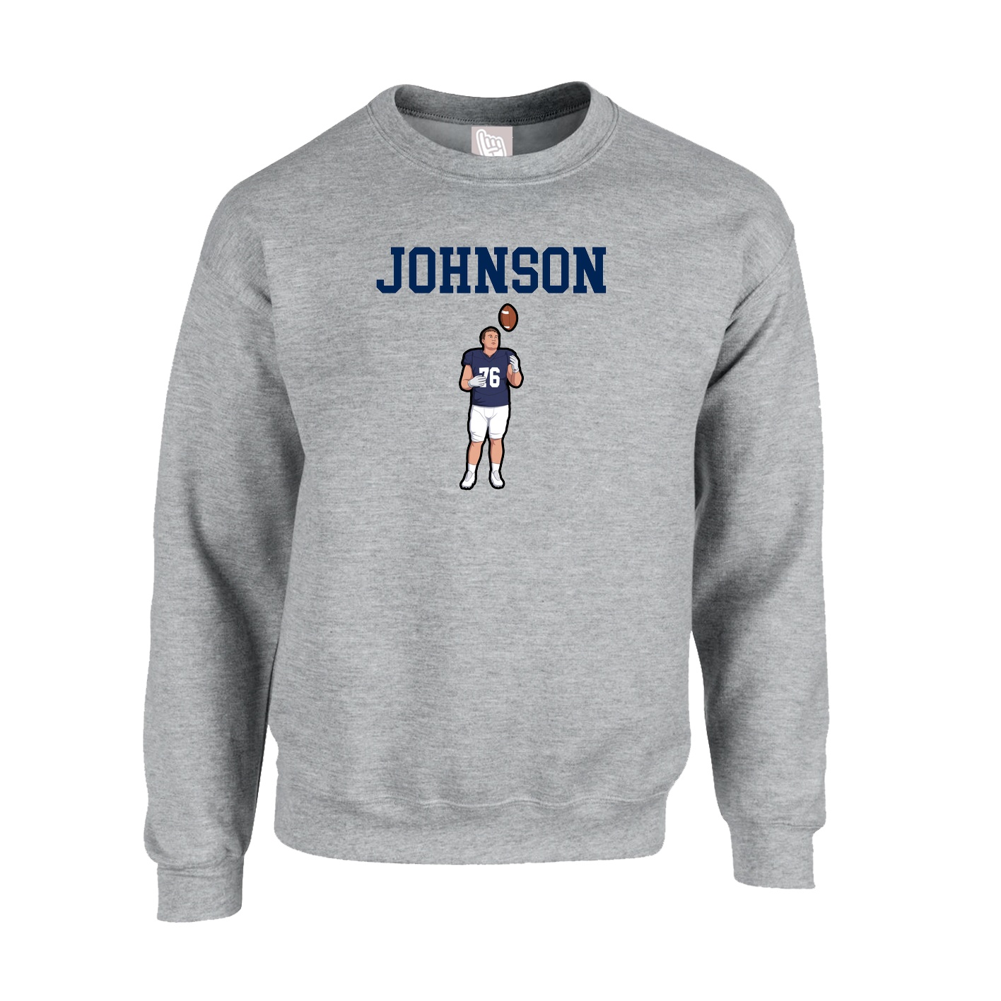 Fleece Crew — Shirsey in Grey