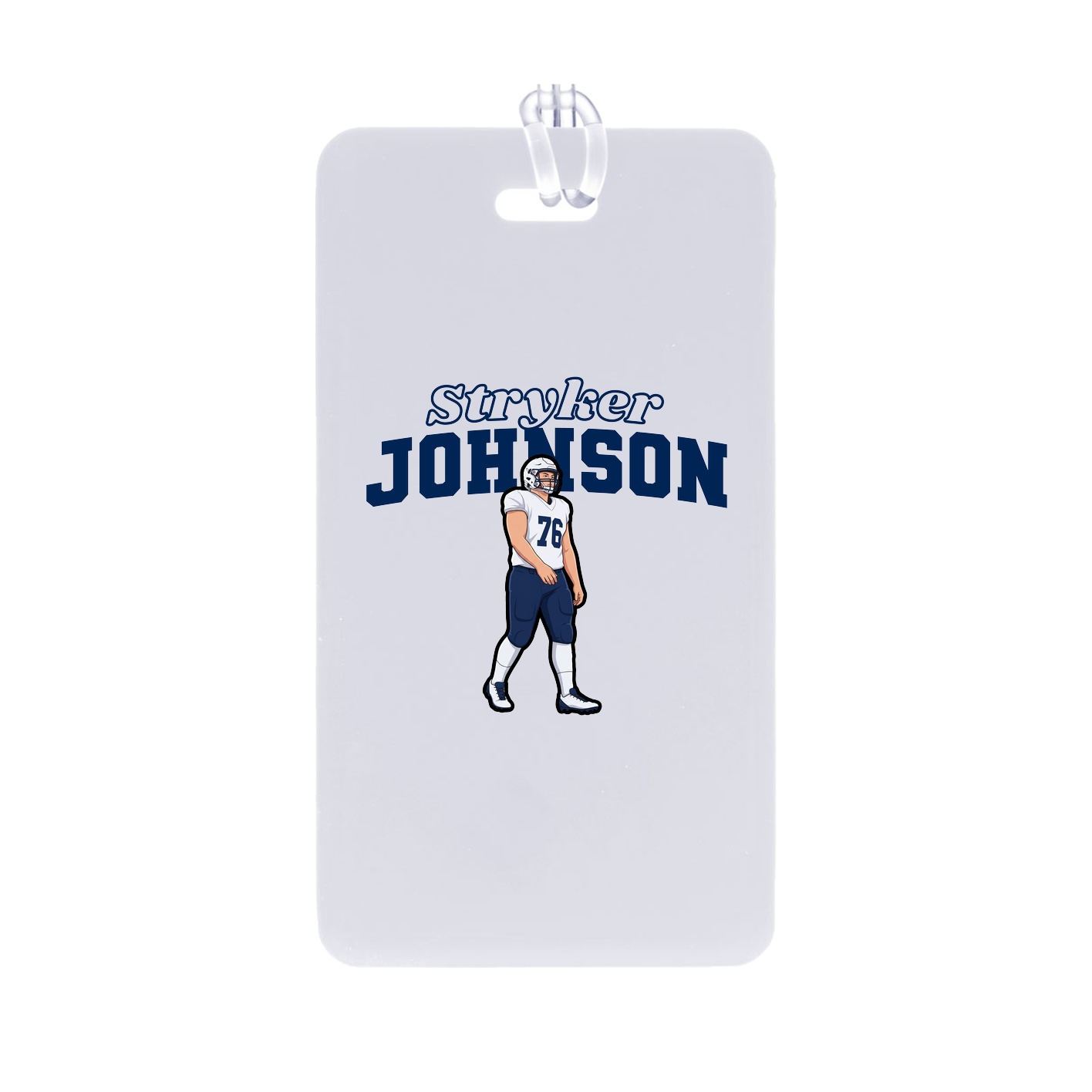 Bag Tag — Name Arch in Classic