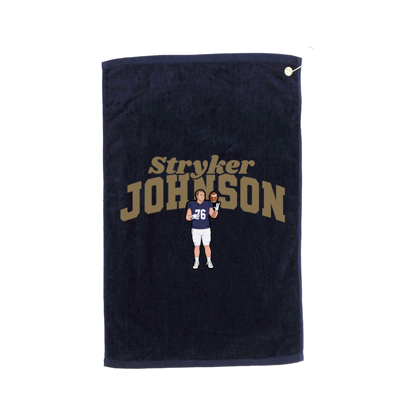 Golf Towel — Signature Arch in Navy