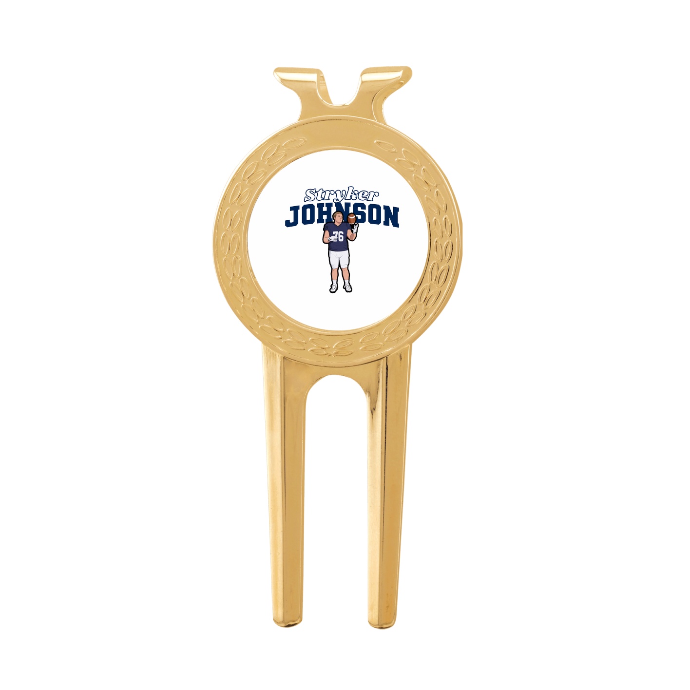 Divot Tool with Ball Marker — Name Arch in Classic