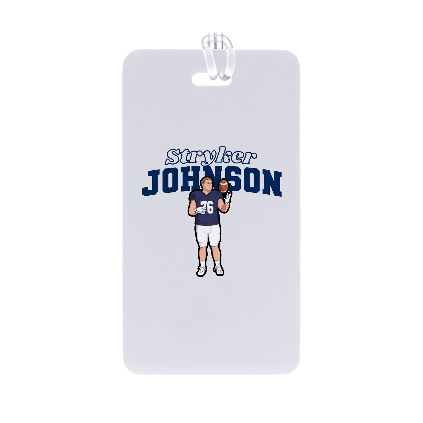Bag Tag — Name Arch in Classic