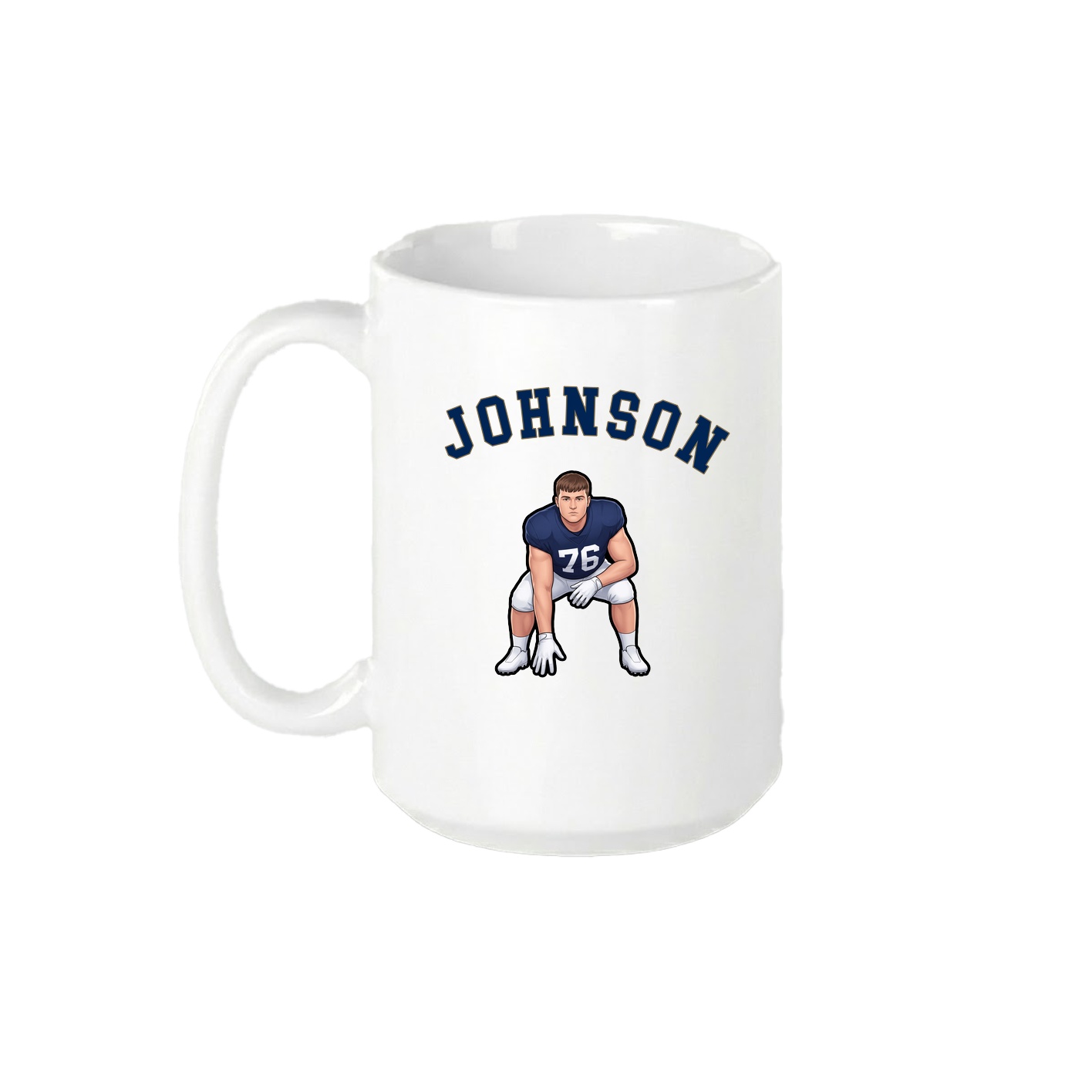 15oz Coffee Mug — Shirsey Arch in White