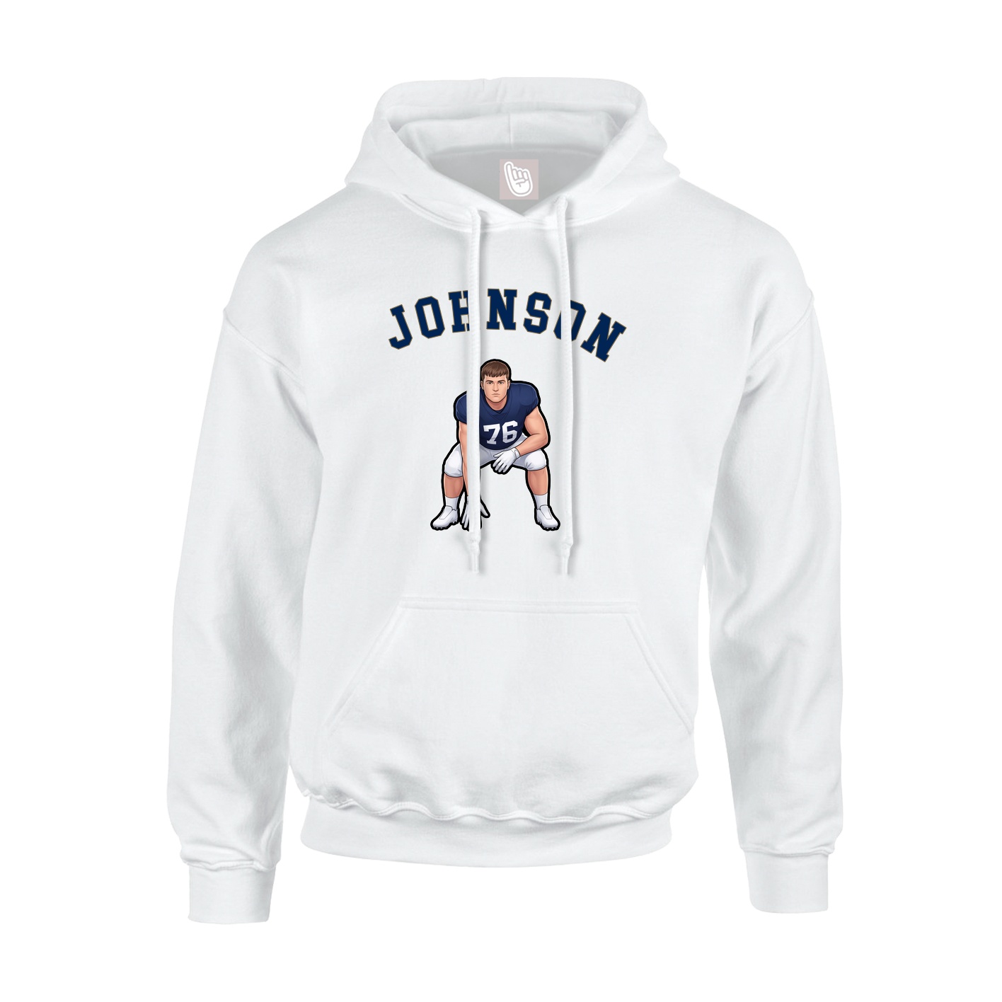 Hoodie — Shirsey Arch in White