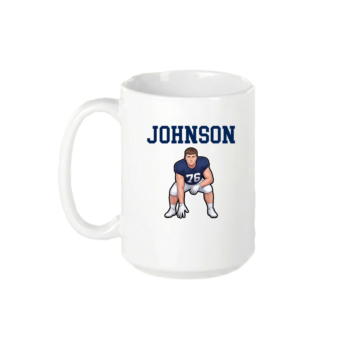15oz Coffee Mug — Shirsey in White