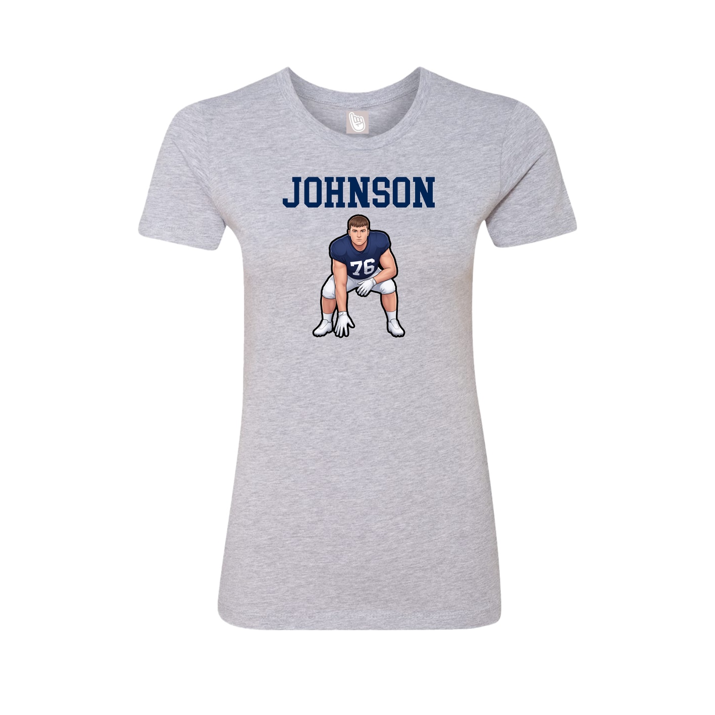 Fitted Women's Tee — Shirsey in Grey