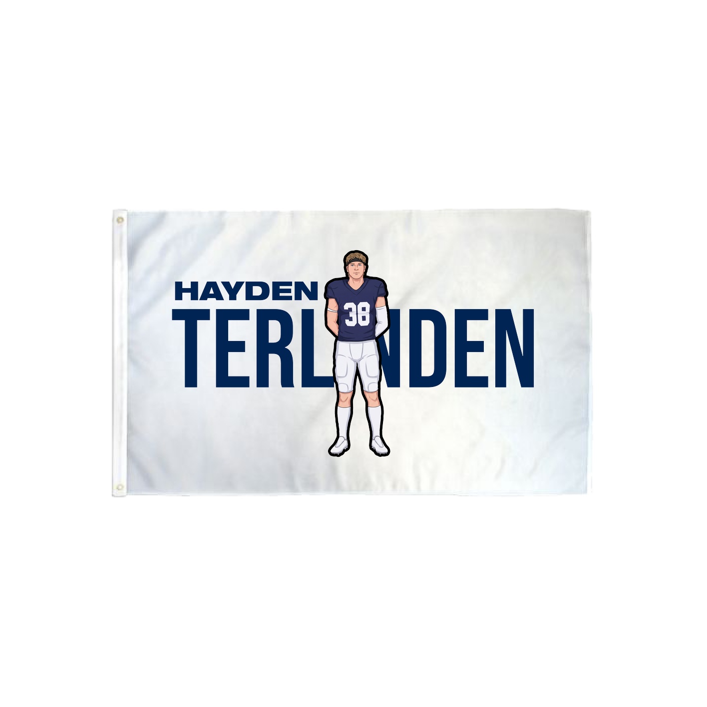 3x5 Flag — Player Name in Classic