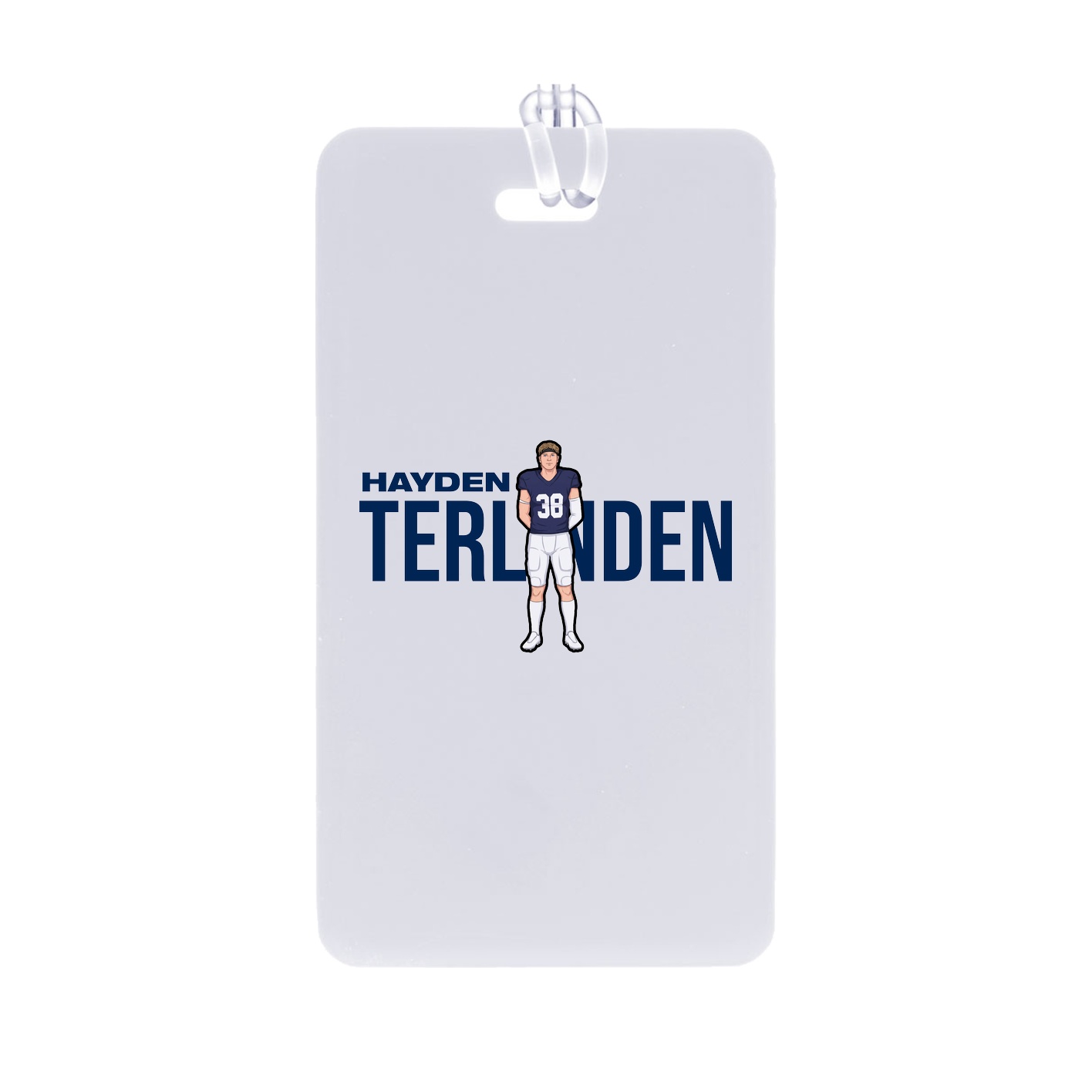 Bag Tag — Player Name in Classic