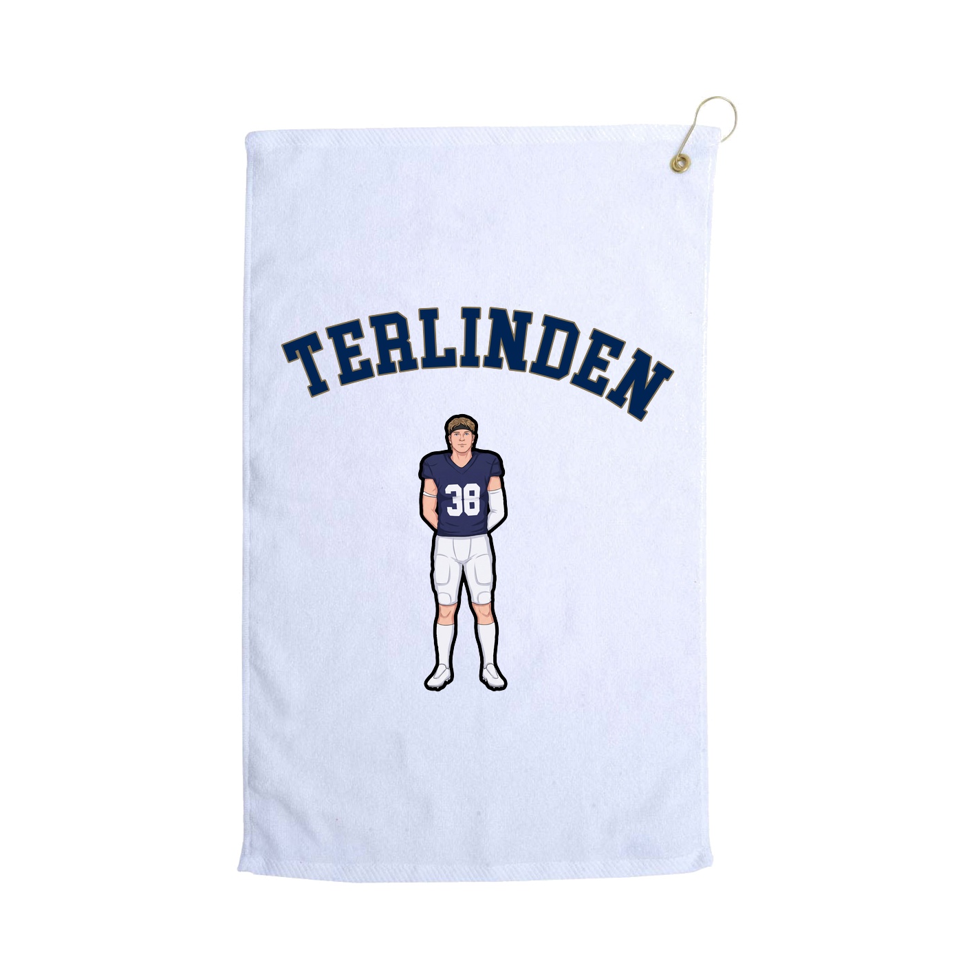 Golf Towel — Shirsey Arch in White