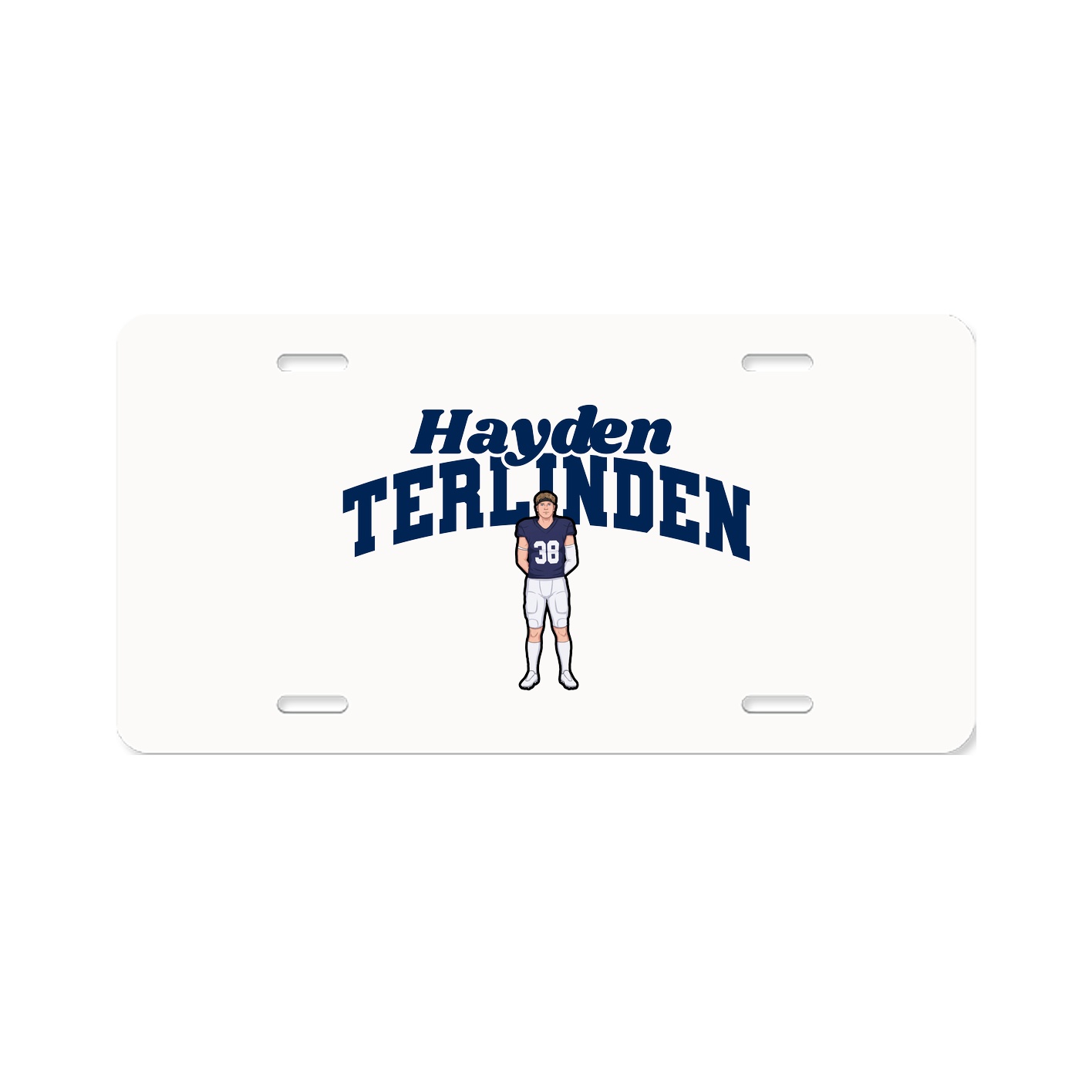 License Plate — Signature Arch in Classic