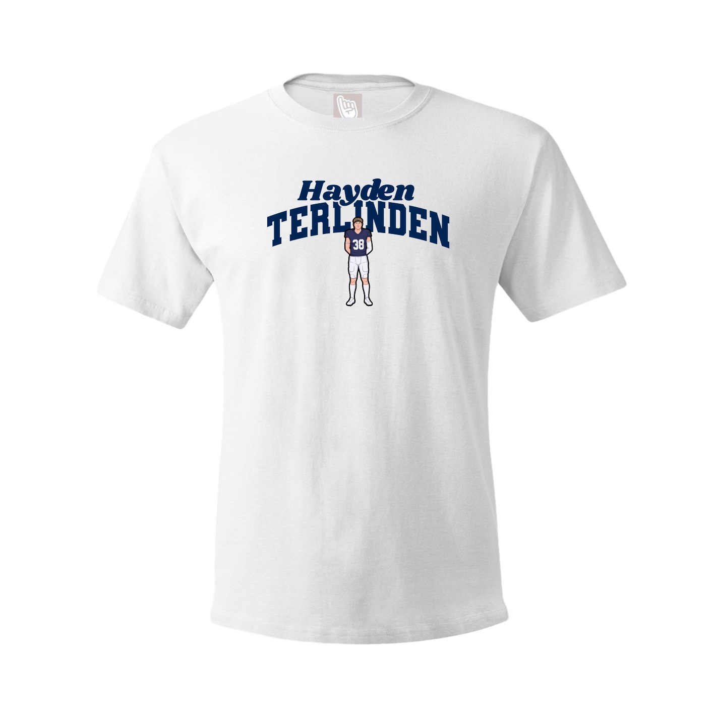 Youth Tee — Signature Arch in White