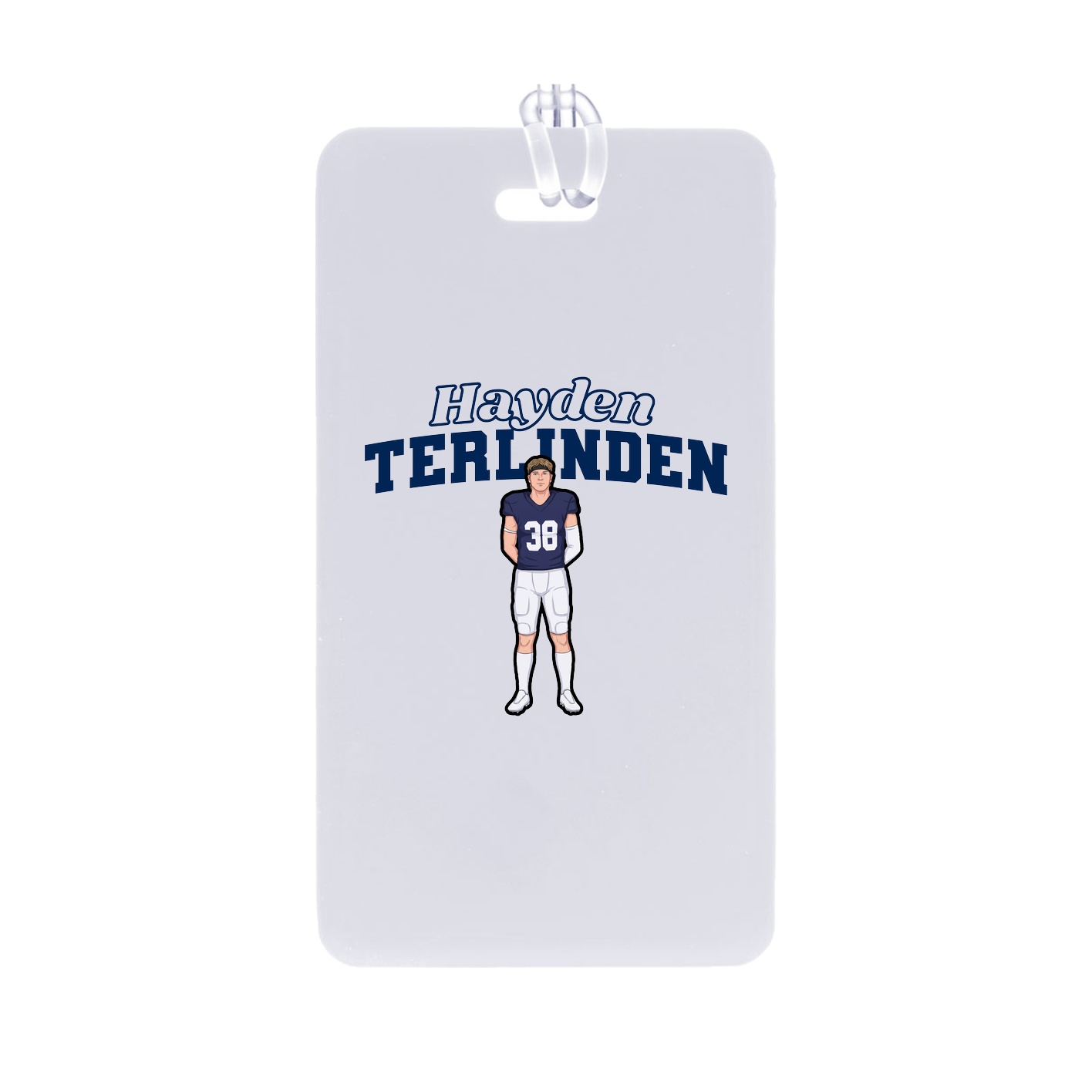 Bag Tag — Name Arch in Classic