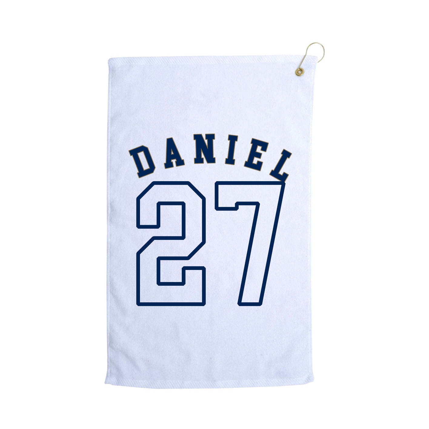 Golf Towel — Shirsey Arch in White