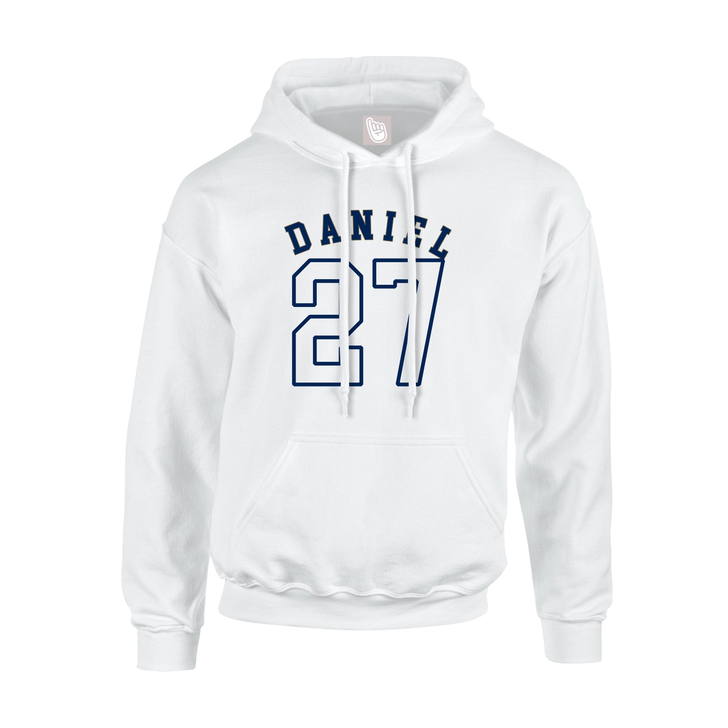 Hoodie — Shirsey Arch in White