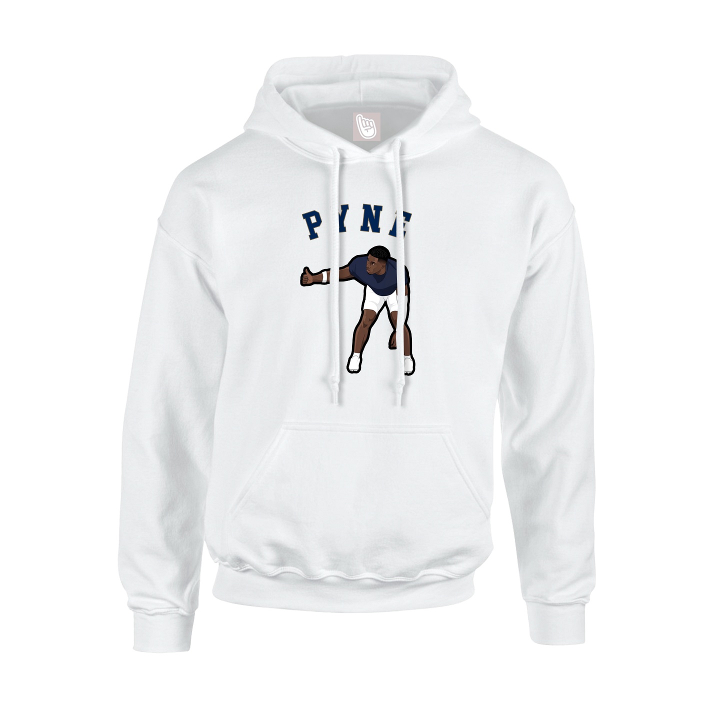 Youth Hoodie — Shirsey Arch in White