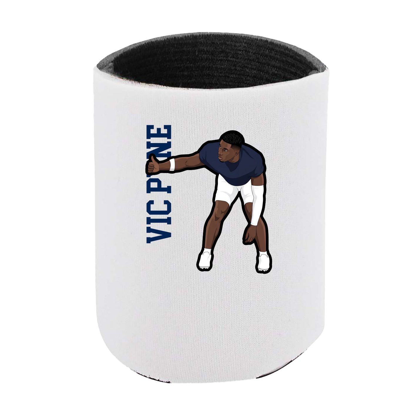 Can Holder — Name Vertical in White