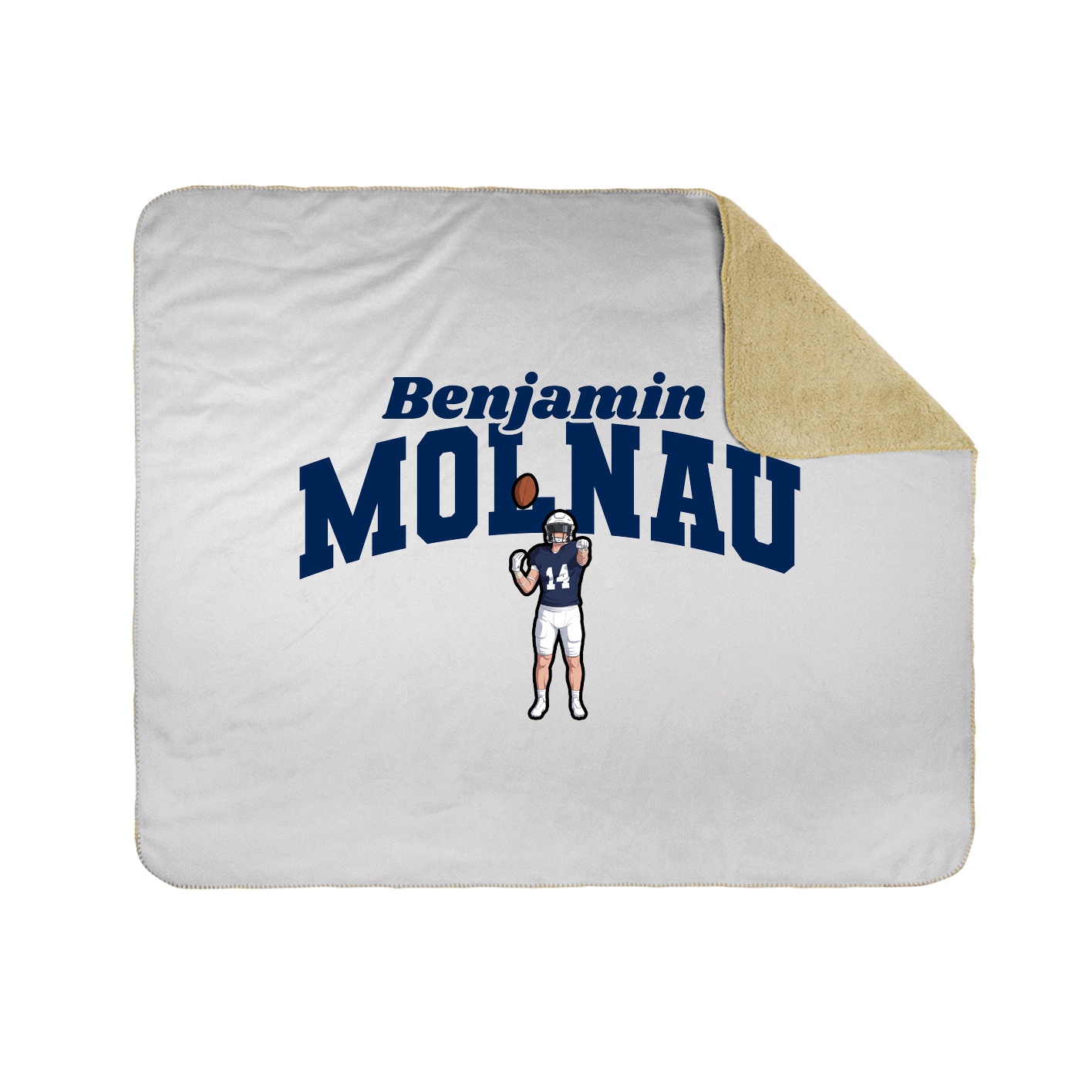 Throw Blanket — Signature Arch in White