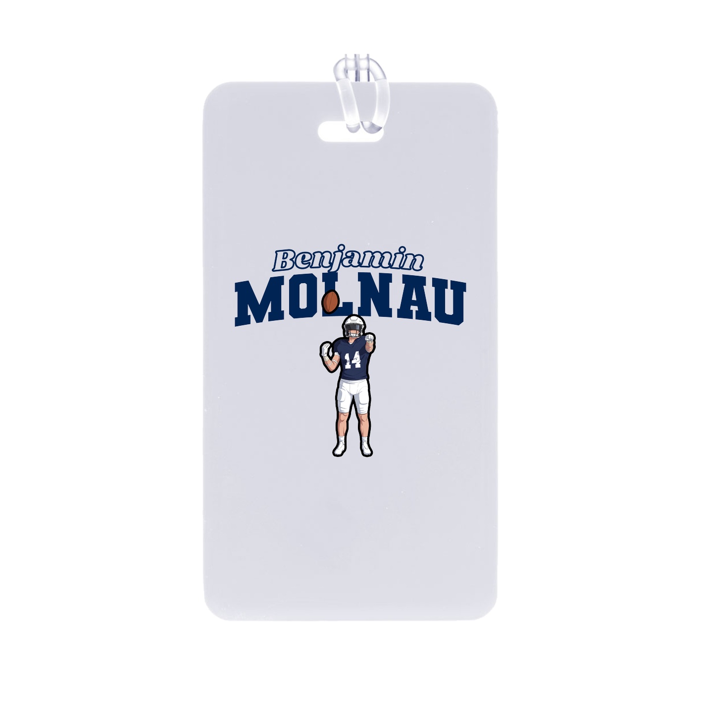 Bag Tag — Name Arch in Classic