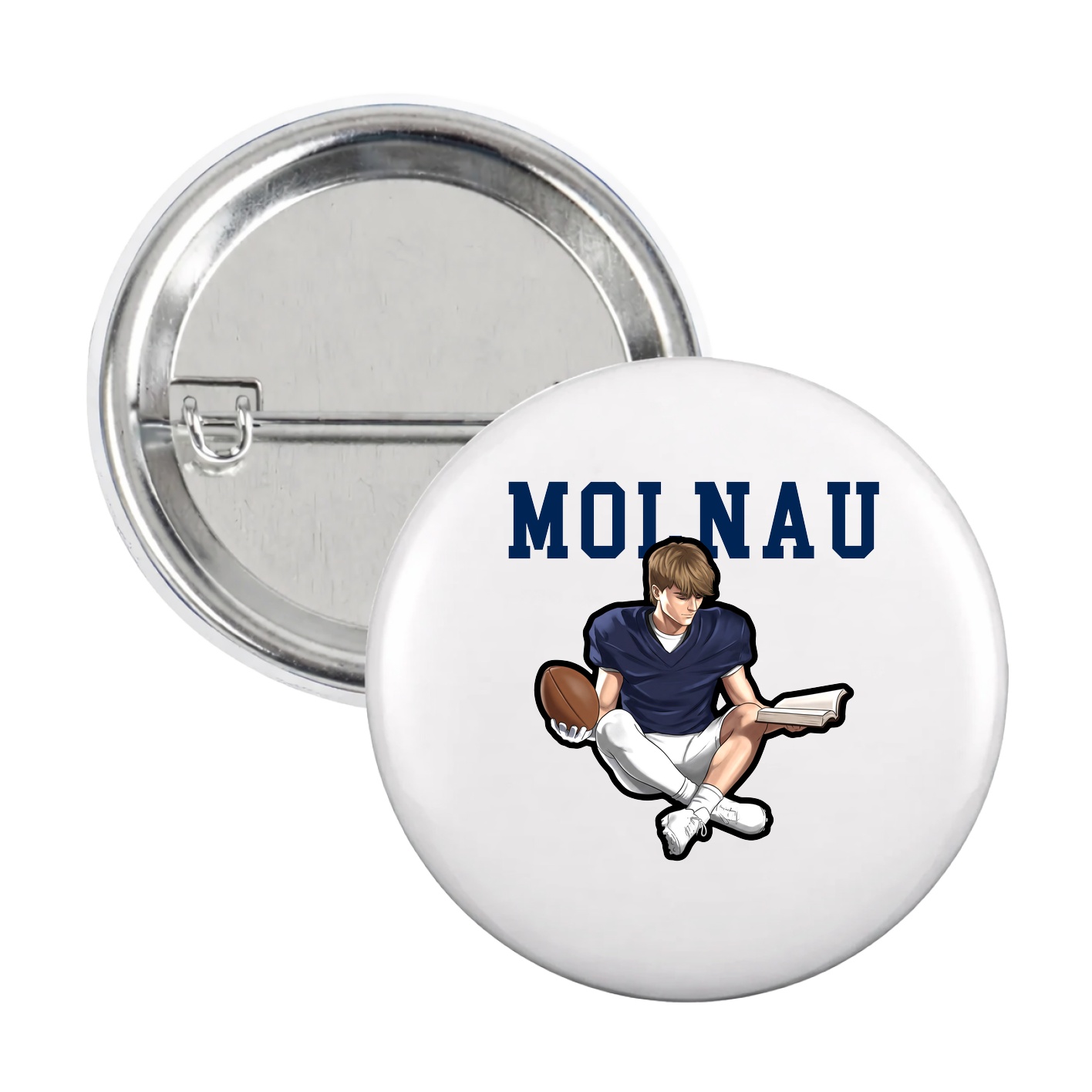 Game Day Button — Shirsey in White