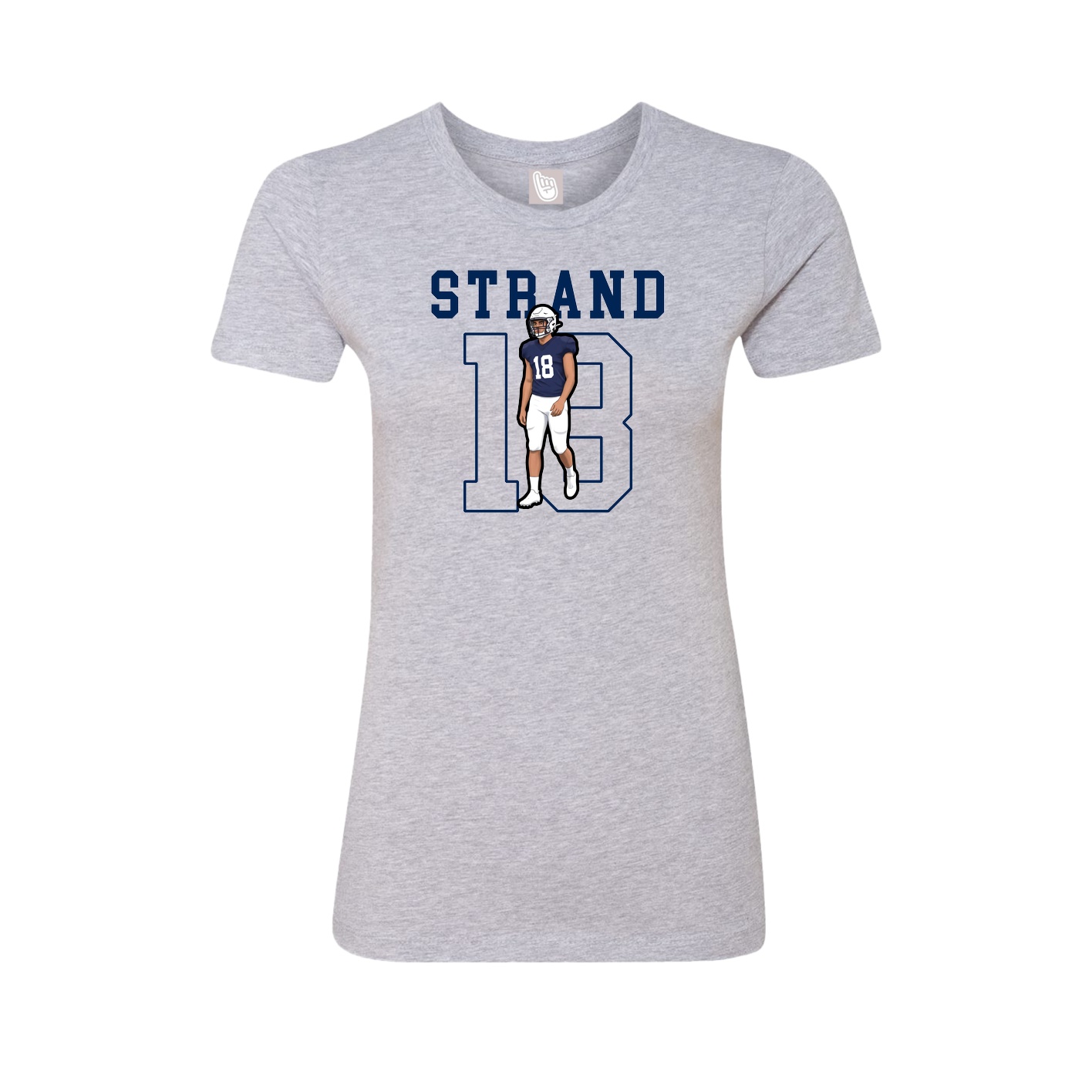Fitted Women's Tee — Shirsey in Grey