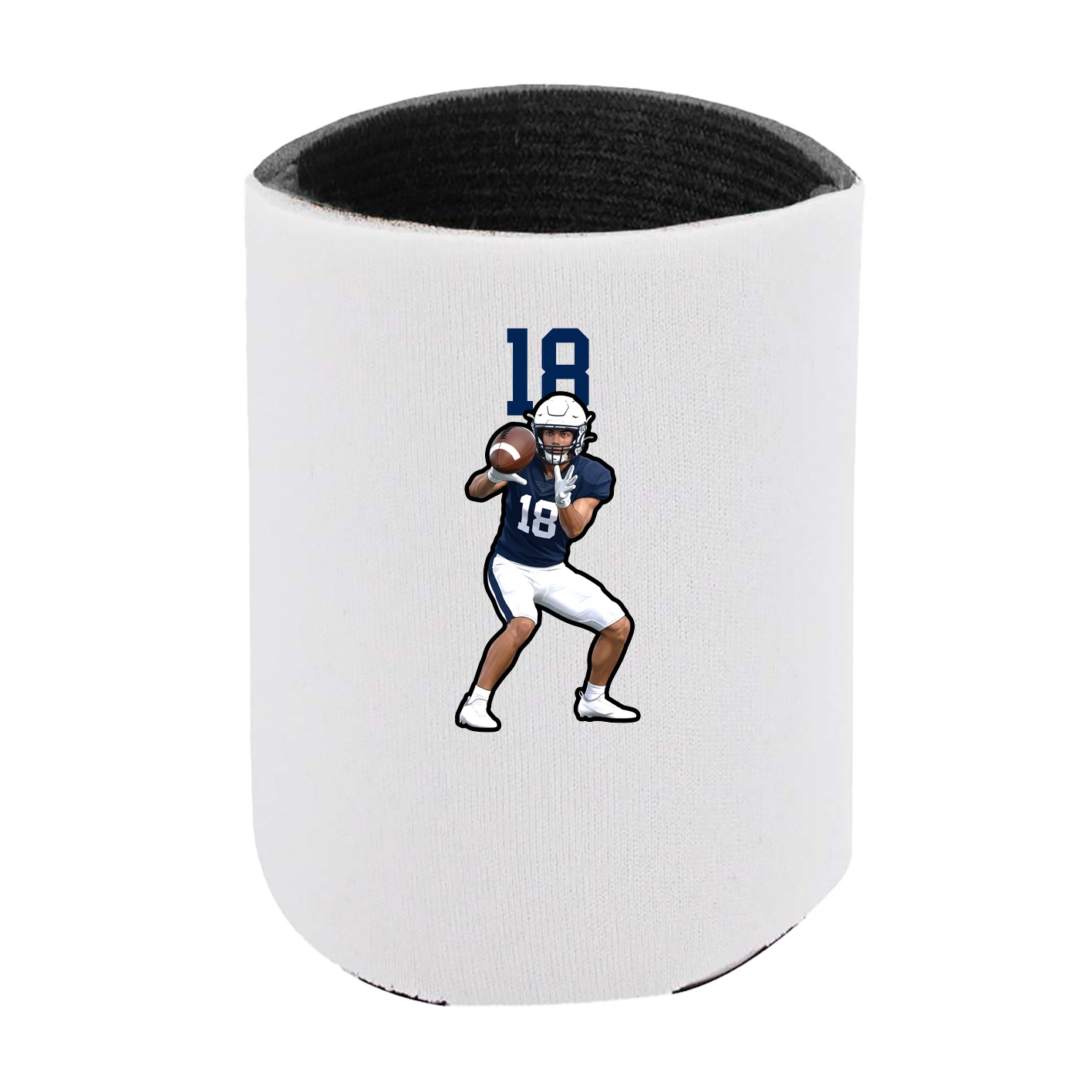 Can Holder — Number Top in White
