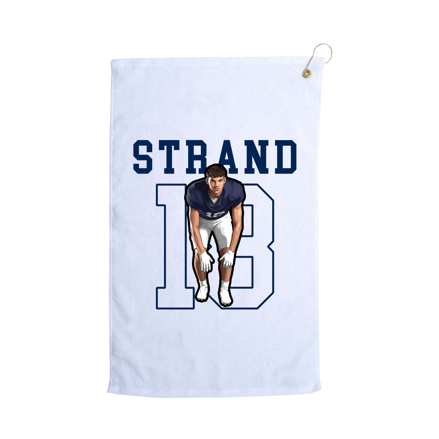 Golf Towel — Shirsey in White